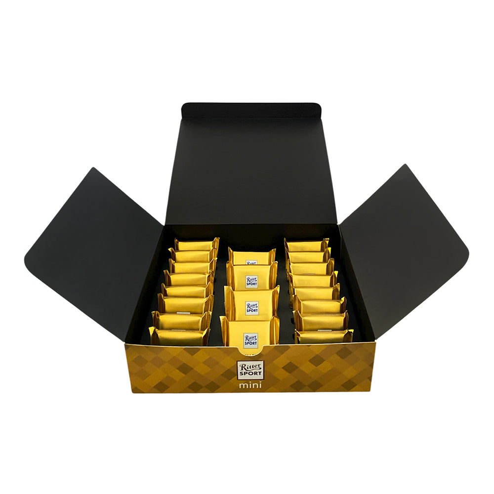 ESTUCHE DE CHOCOLATE MINI RITTER - GOLDEN EDITION CON 20 PIEZAS