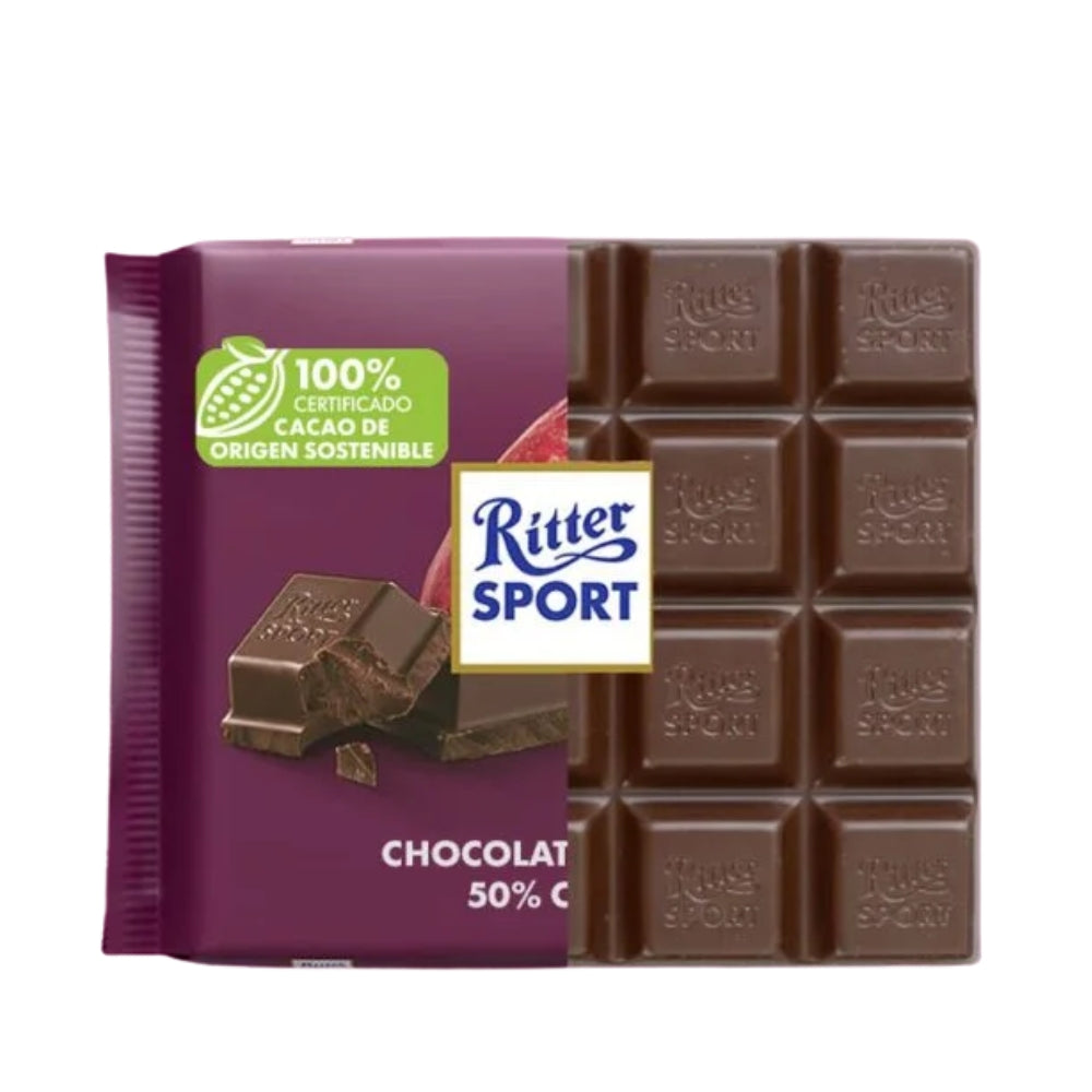 Ritter Sport Bitter Chocolate 50% Cocoa