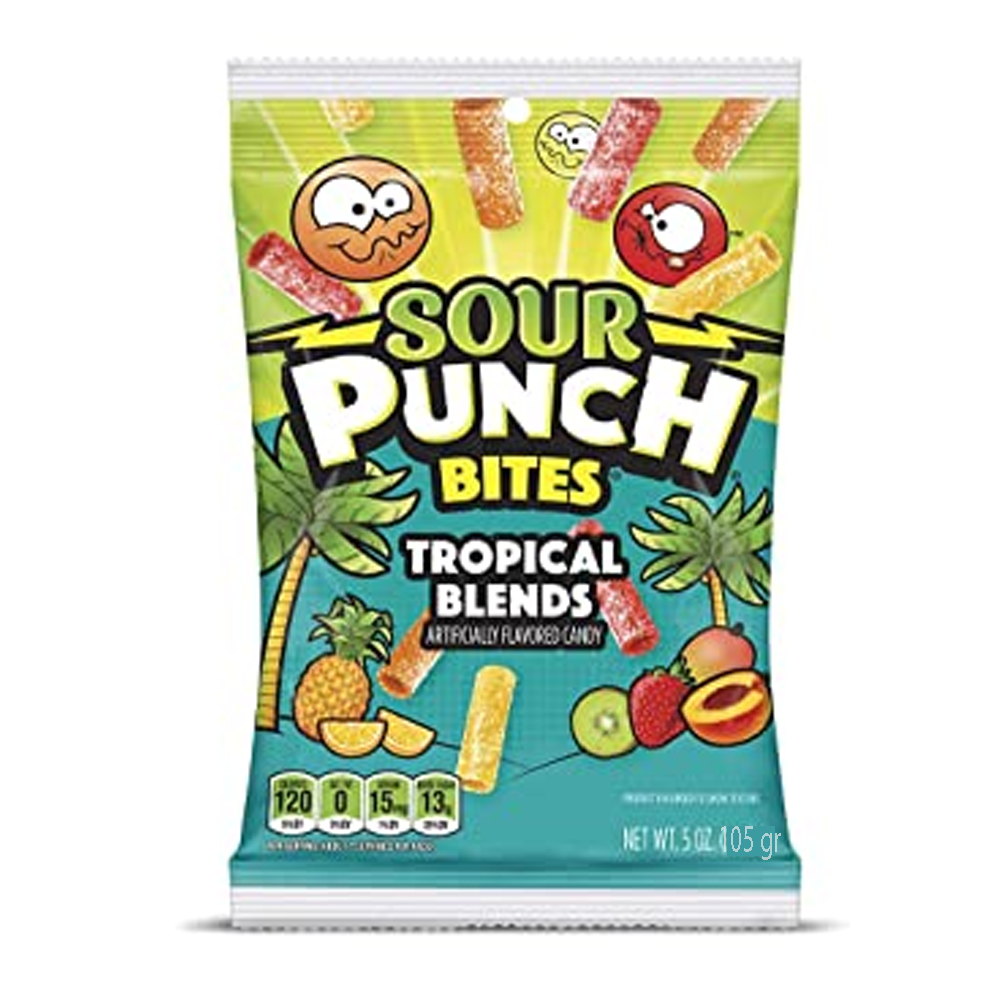 BITES SABORES FRUTAS TROPICALES 105 GRS