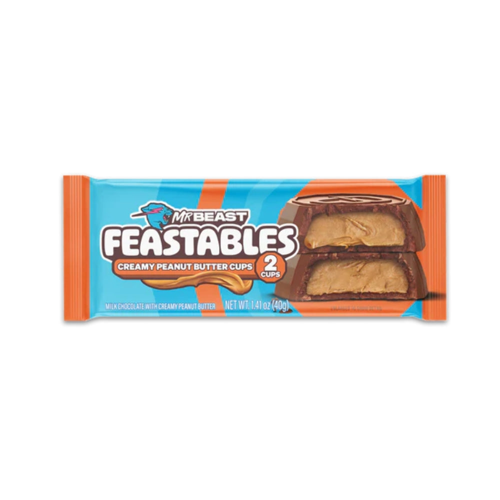 CHOCOLATE MR BEAST CUPS PEANUT BUTTER 40 GR