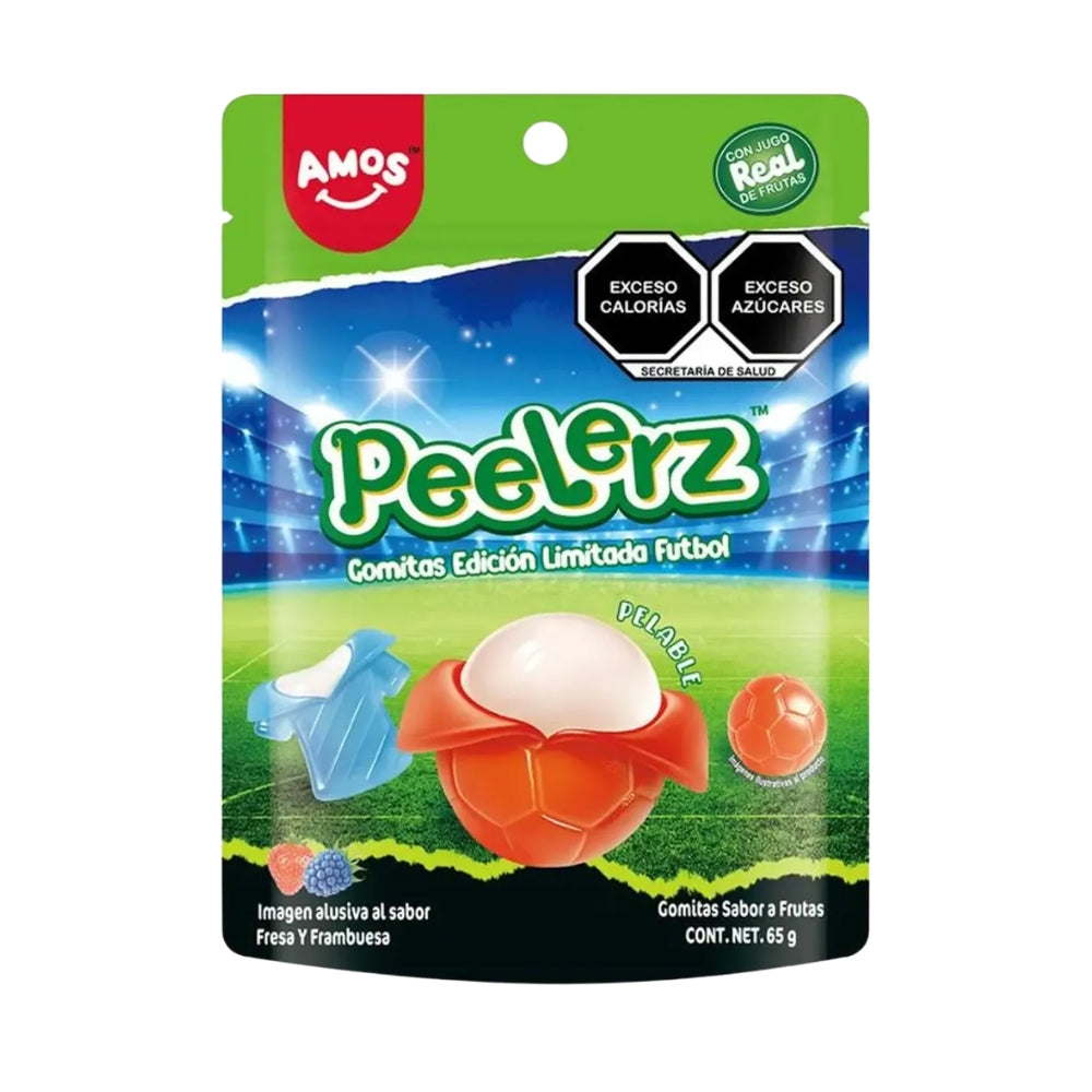Gomitas pelables sabores surtidos Pack con 8 pz. 65 grs. c/u - EDICION MUNDIAL -