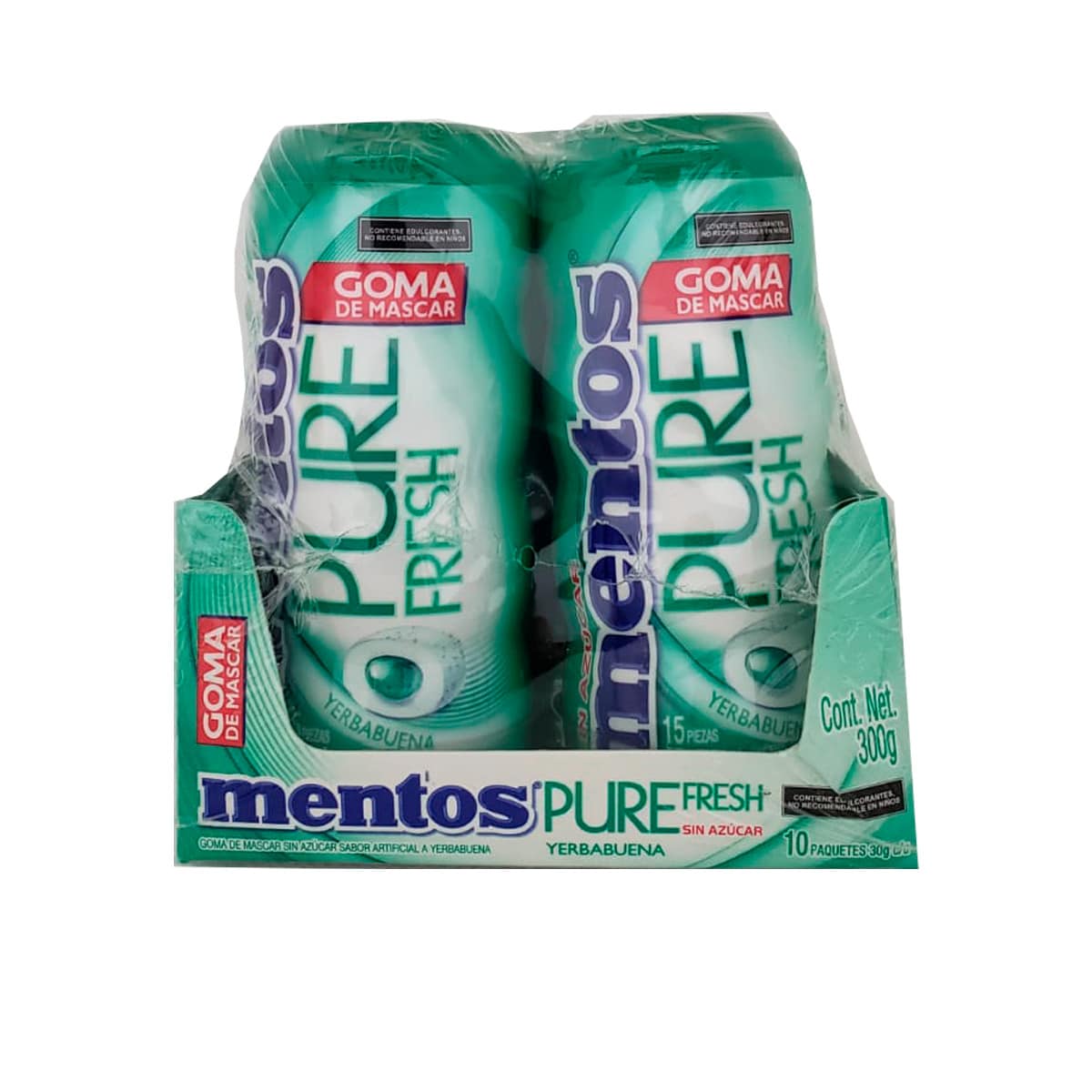 Mentos gum spearmint display 6x10 30g