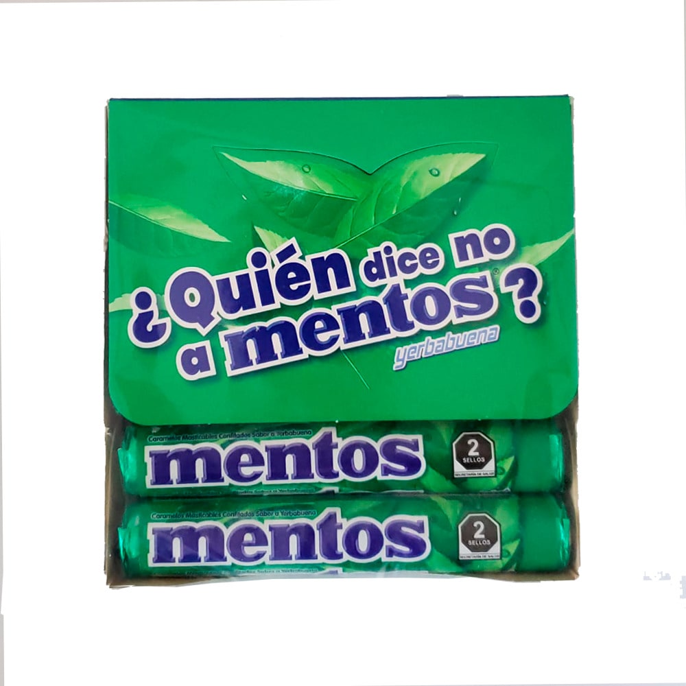 Mentos Roll Yerbabuena 16x12