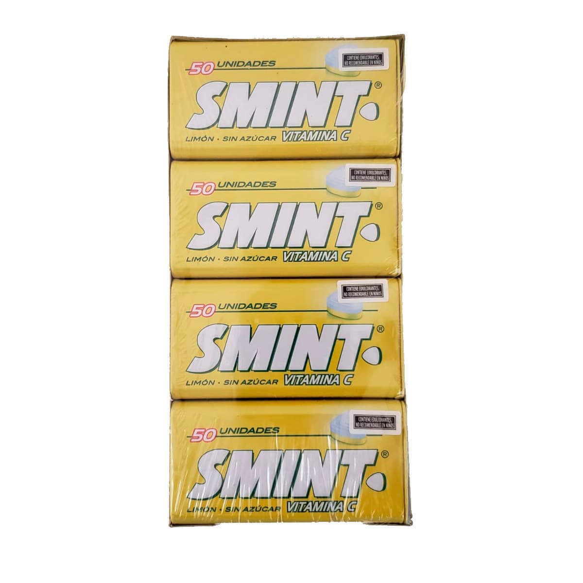 Smint Tin Lemon Lozenges 12x12 Sugar-Free