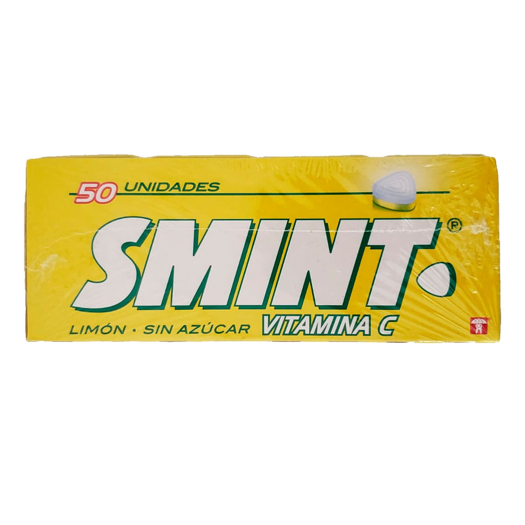 Smint Tin Lemon Lozenges 12x12 Sugar-Free