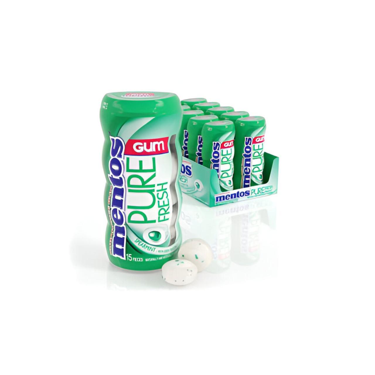 Mentos gum spearmint display 6x10 30g