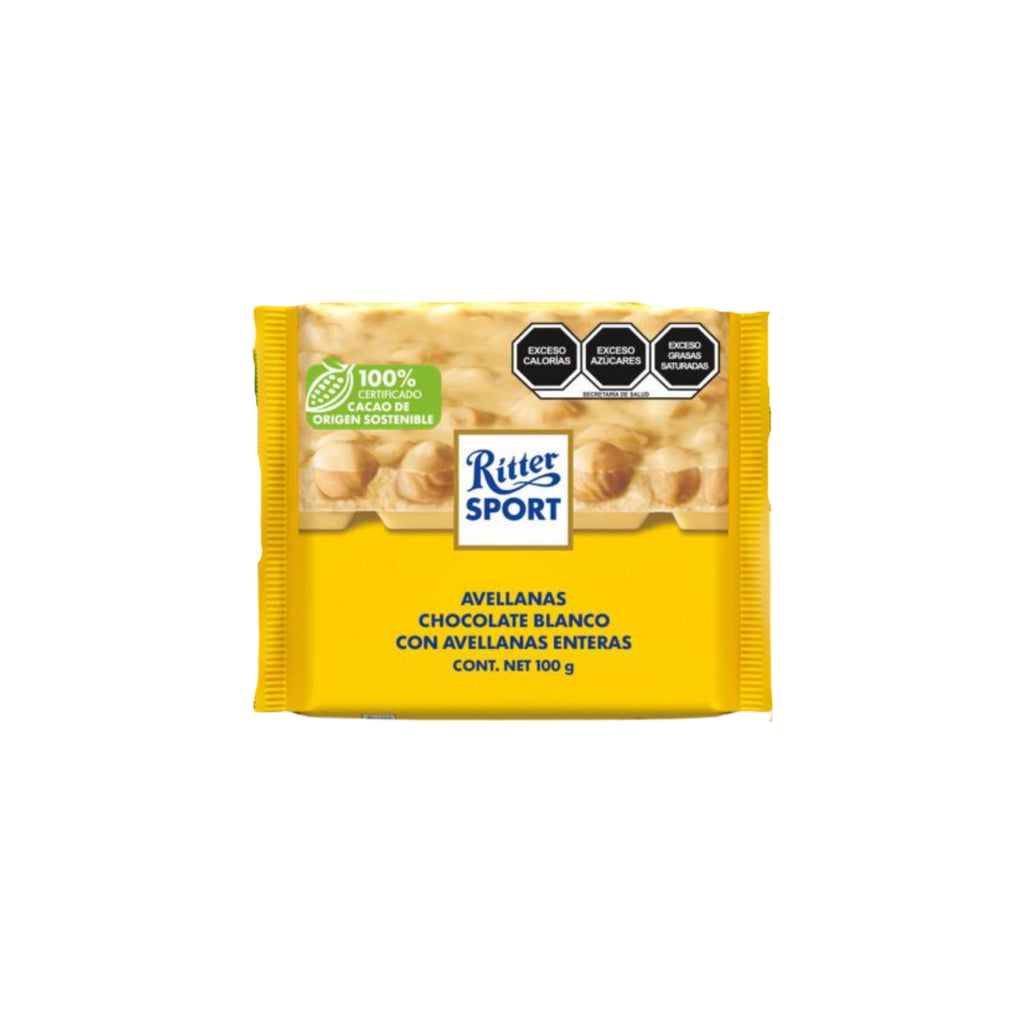 Ritter Sport White Chocolate with Whole Hazelnuts