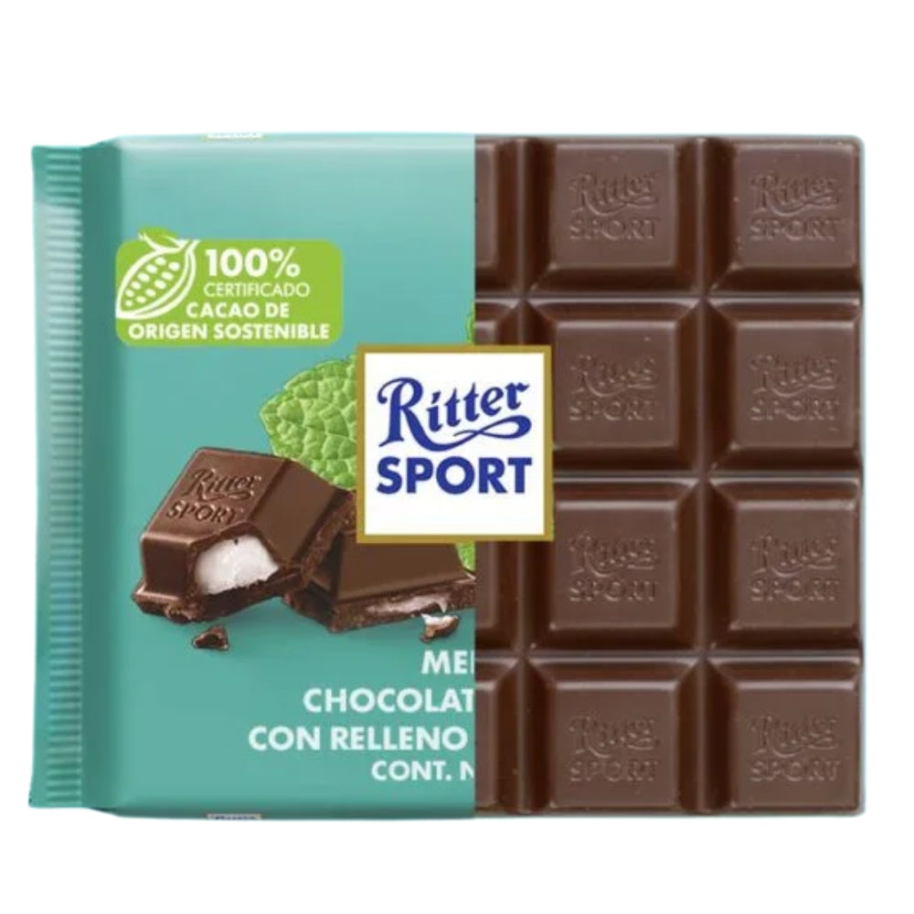 Dark chocolate with mint flavored filling 100g