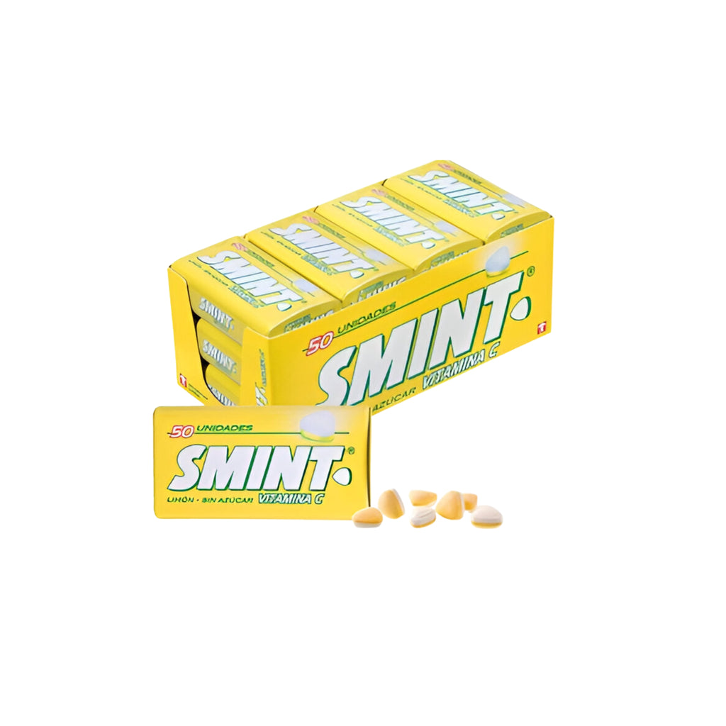 Smint Tin Lemon Lozenges 12x12 Sugar-Free