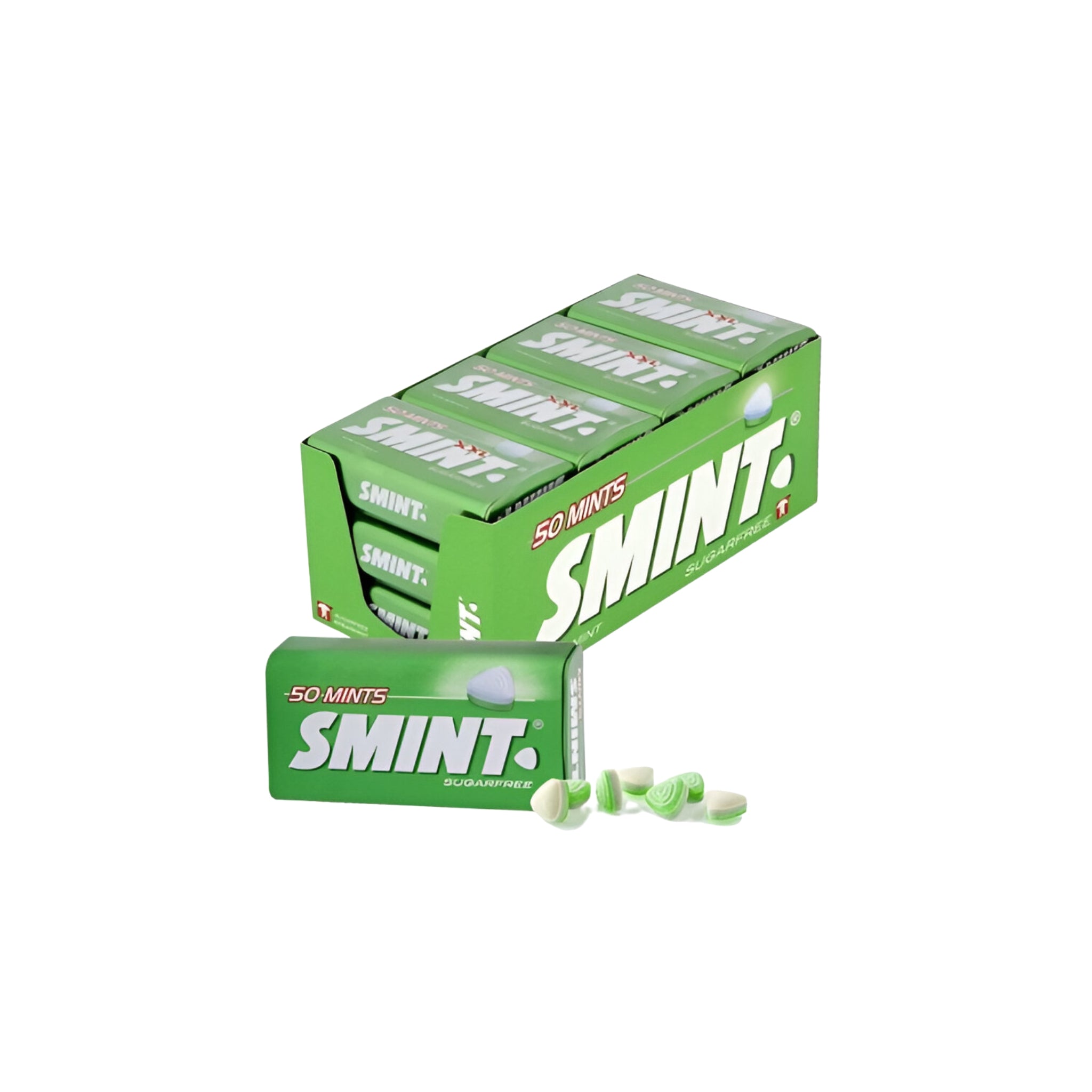 Smint Spearmint sabor hierbabuena — presentación TIN 12x12 en México
